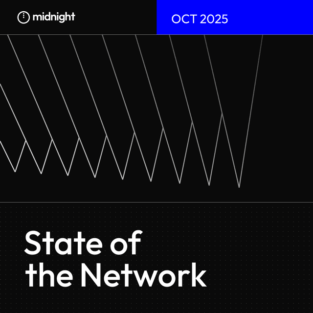 Midnight - State of the Network - October 2025