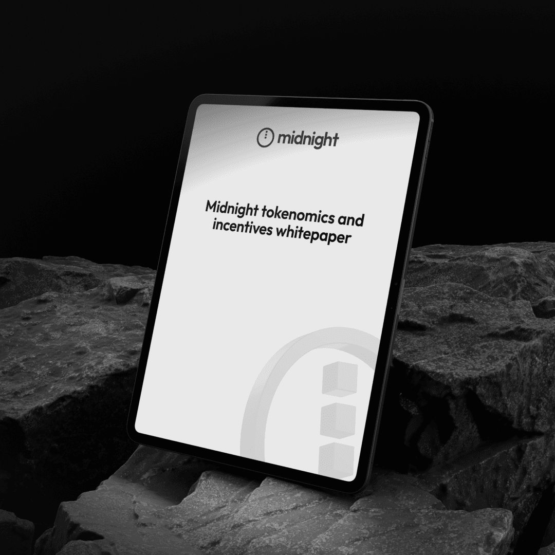 Whitepaper: Midnight Tokenomics and Incentives